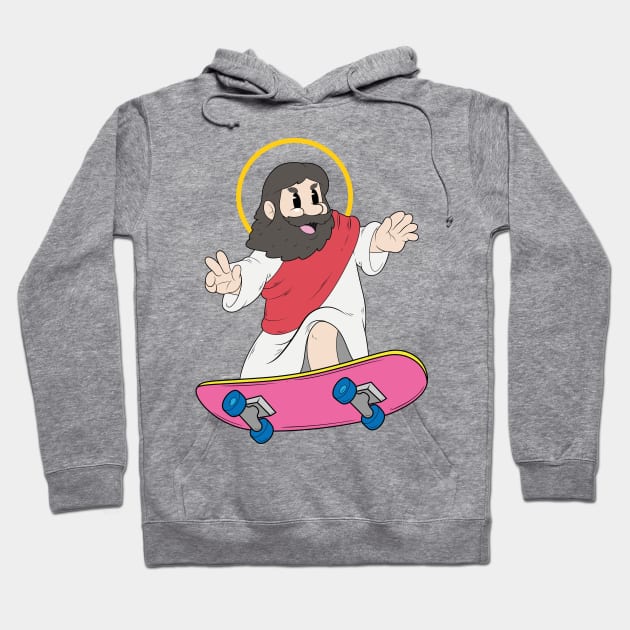 Jesus Skate: Lord of the Board Hoodie by GoshWow 